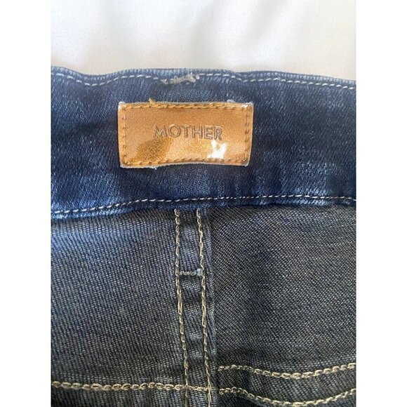 Mother Denim High Waisted Looker Skinny Size 26 In Coffee Tea Or Me Jeans - Picture 10 of 16